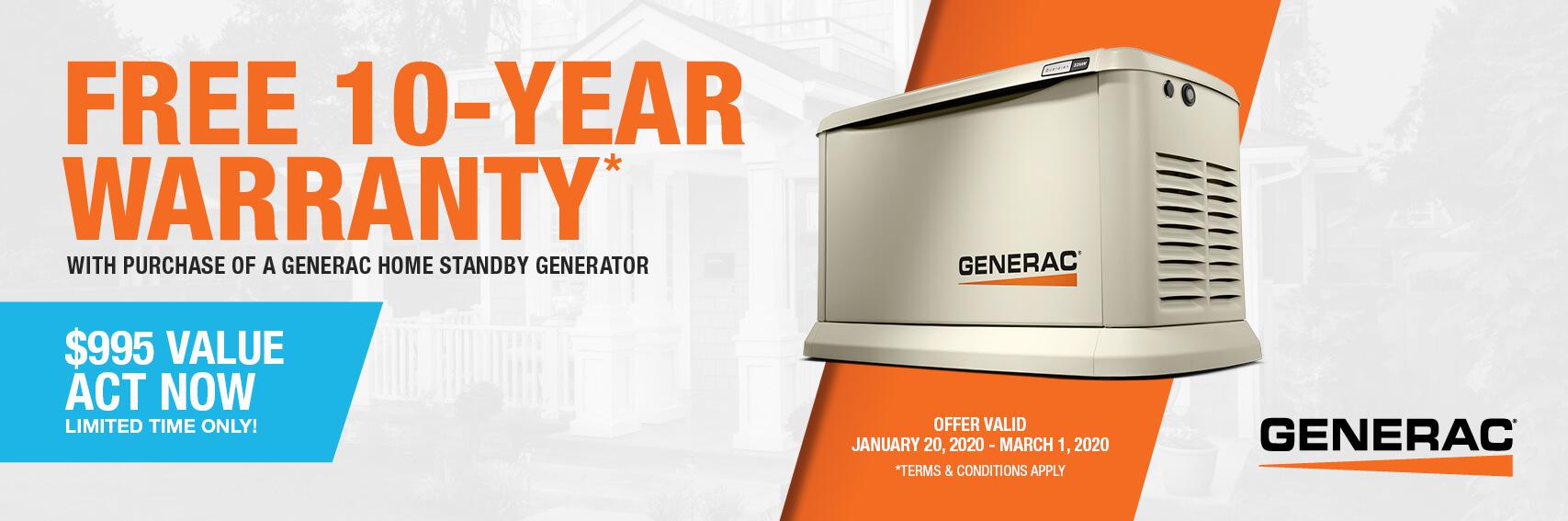 Homestandby Generator Deal | Warranty Offer | Generac Dealer | Pomeroy, OH